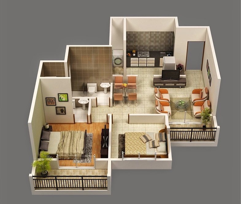 11 Desain Interior Rumah Tipe 36 Untuk Keluarga Minimalis | Magnolia ...